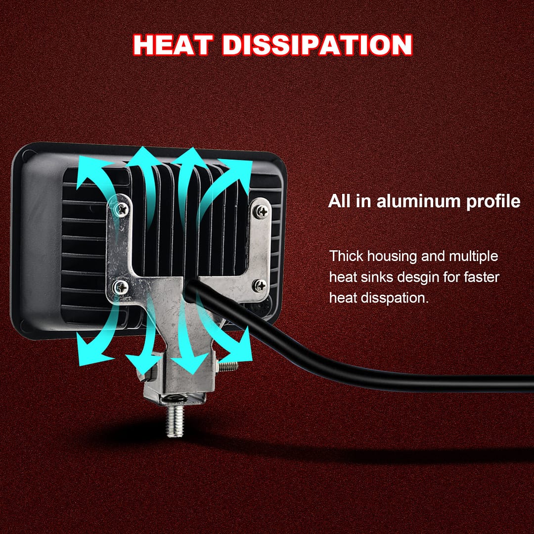 tractors 3000LM 6x4 LED Work Light
