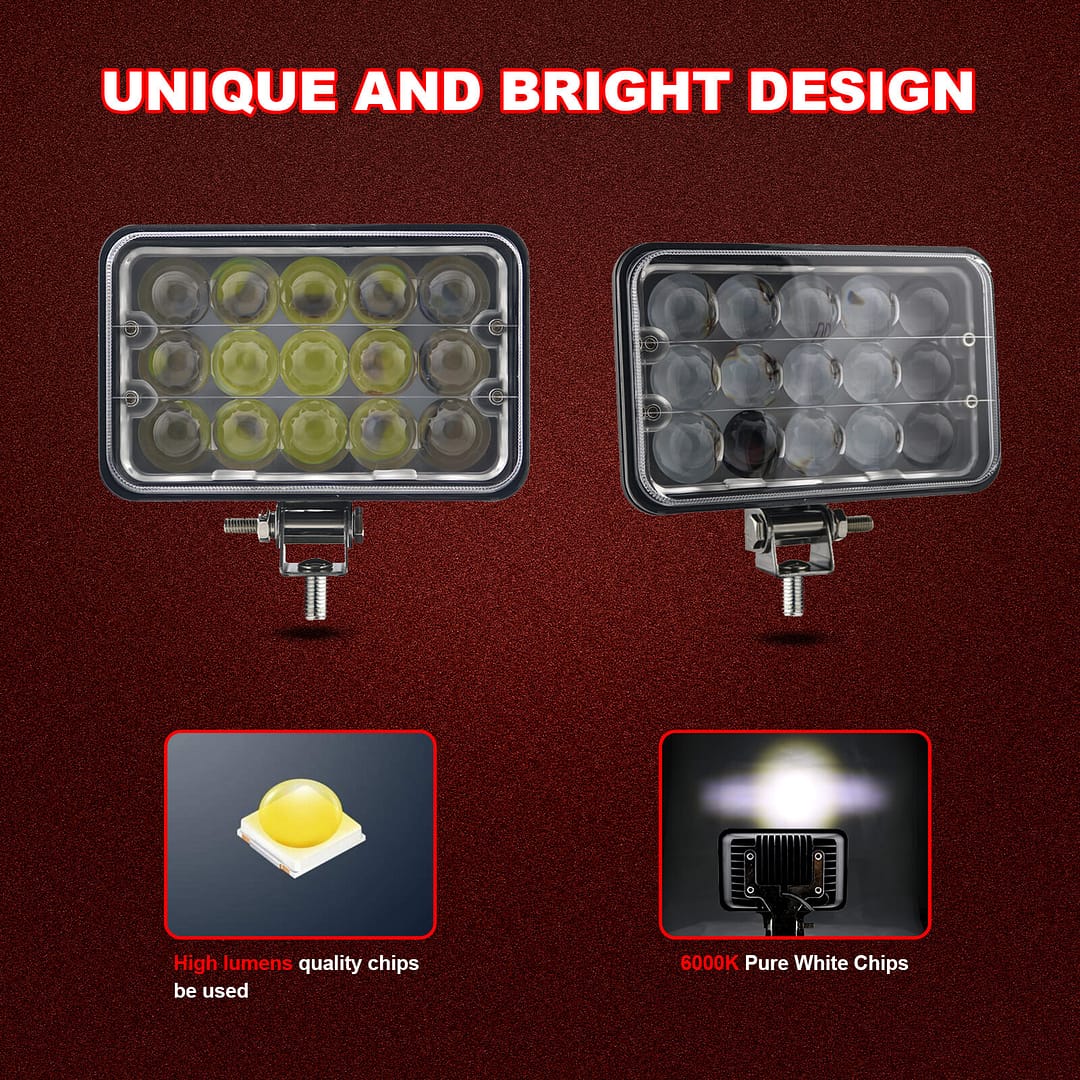jeeps 3000LM 6x4 LED Work Light