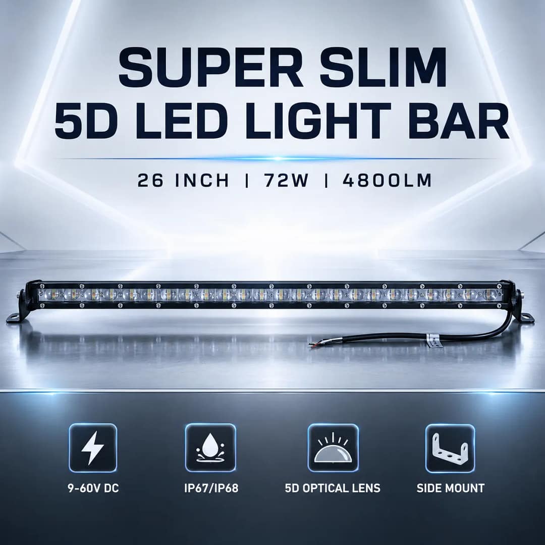 26 Inch 72W 5D LED Light Bar TH-HT0972C-5D