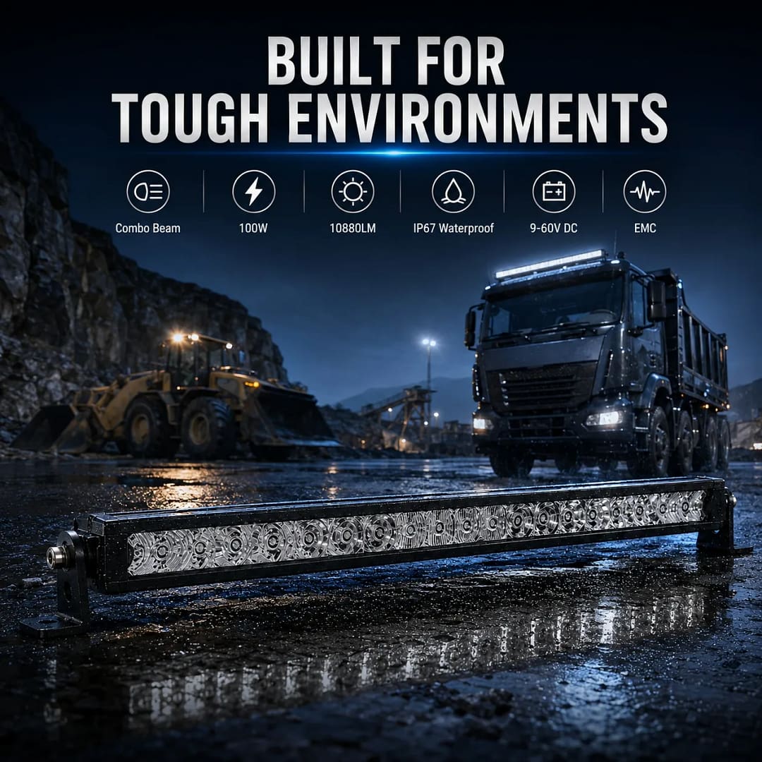 22 Inch OSRAM LED Light Bar for tough off-road environments