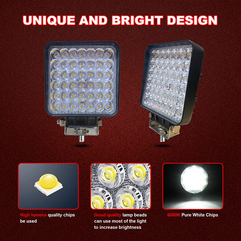 126Watts high power LED WORK LIGHT lamp bead detail display