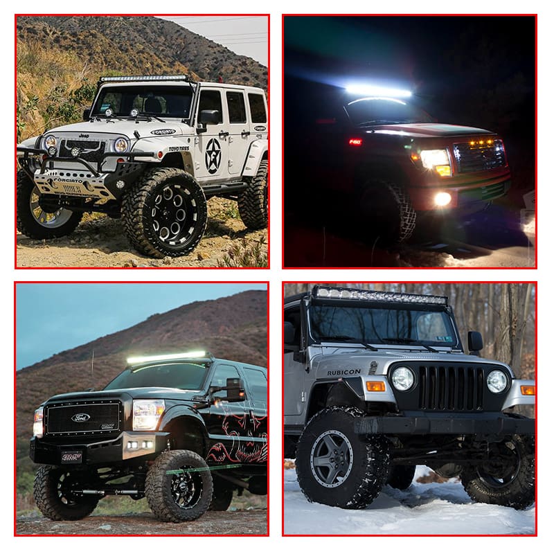K1 150W Single-Row Reflector Version LED Light Bar For Offroad