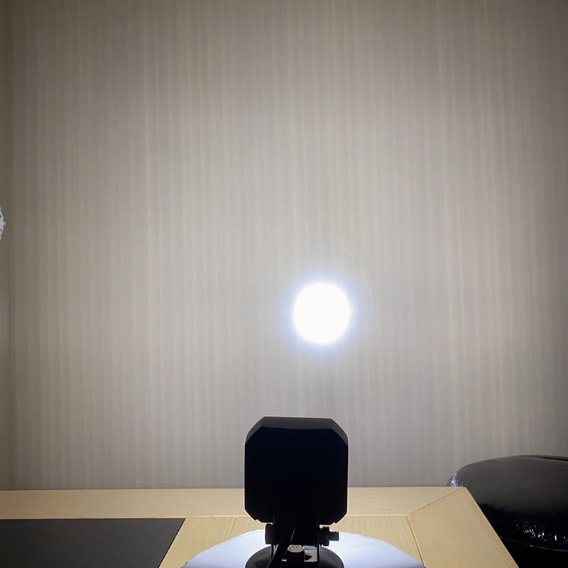 20W Square LED Work Light Actual Effect