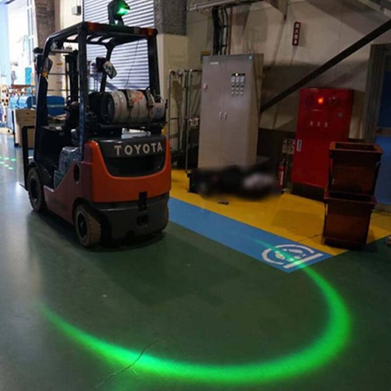 U Shape RGB 10W or 40W LED Forklift Light