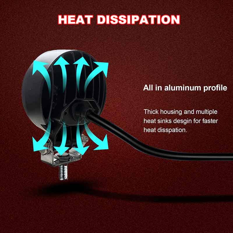 led work light thermal design