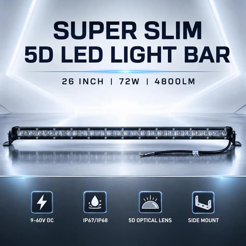 26 Inch 72W 5D LED Light Bar TH-HT0972C-5D