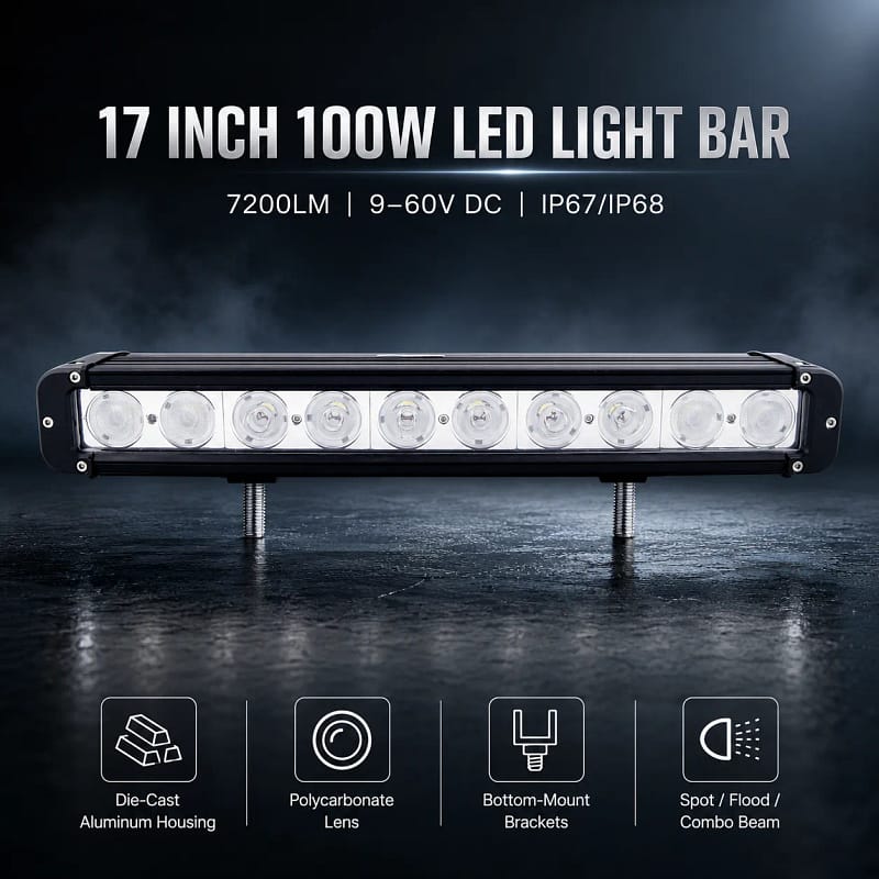 17 Inch 100W CREE LED Light Bar TH-AT04100C