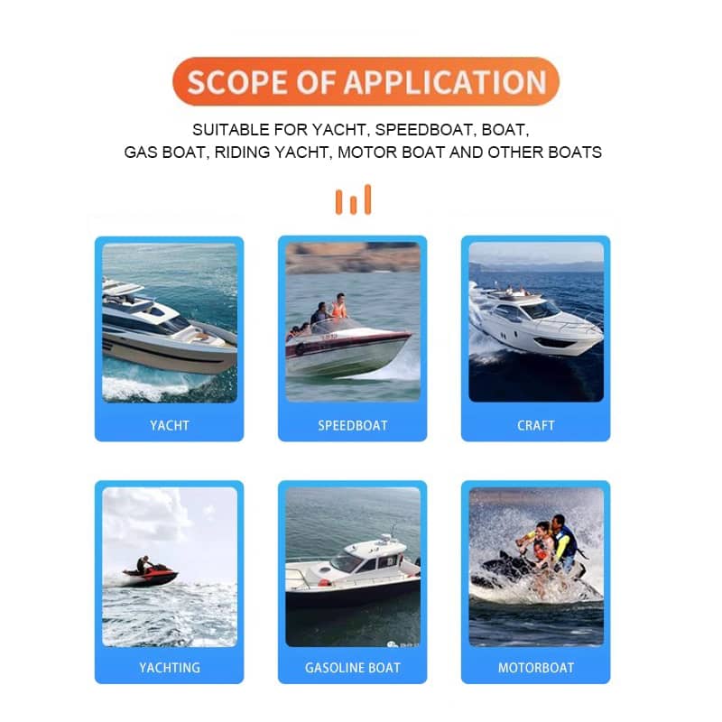 Suitable for all kinds of yachts, fishing boats, speedboats, cruise boats, fishing boats