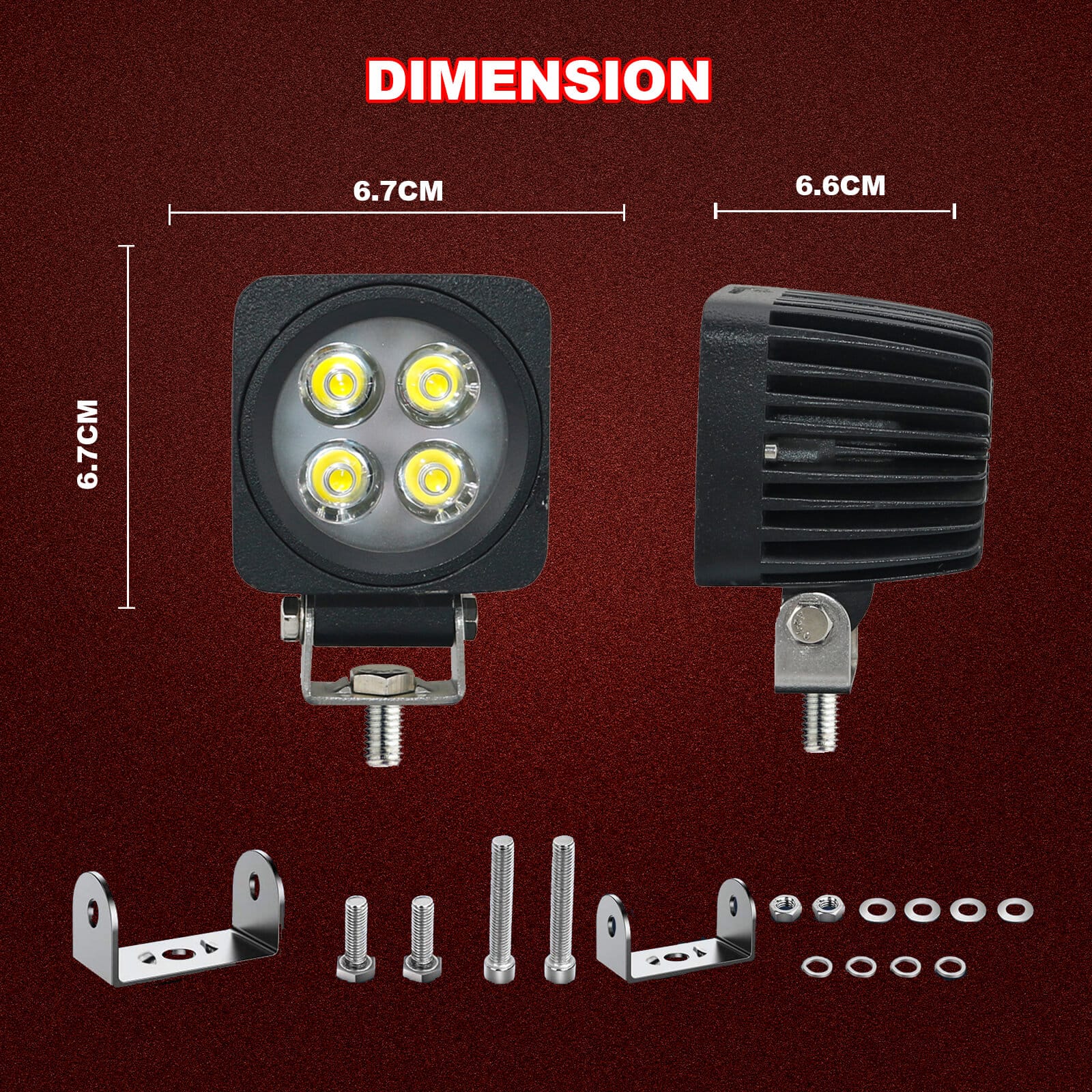 12W-LED-Work-Light-Dimensions